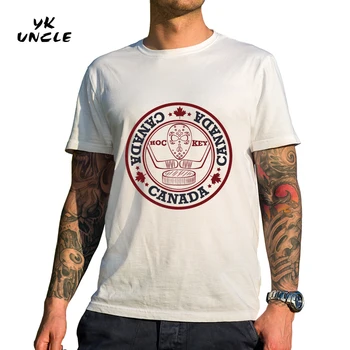 YK UNCHIUL Brand 2016 Casual de Vara Merge Canada Imprimare T-Shirt Mens O-Gat Maneci Scurte Scrisori Tipărite Tricou Topuri Teuri de Dimensiuni Mari