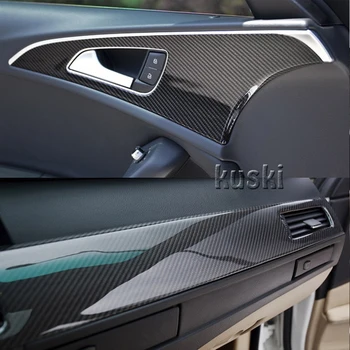 ZDPARTS 200*1520mm Styling Auto 5D Fibra de Carbon de Vinil Autocolant Pentru Skoda Octavia A5 A7 2 Rapid Opel Astra J G Insigni Subaru Audi