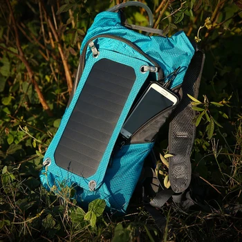 În aer liber Camping 6.5 W Panou Solar Rucsac Drumeții Back Pack 15L Sac Impermeabil cu Apă Sac & Ieșire USB Încărcător Rucsac