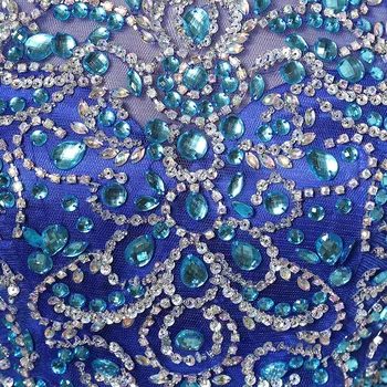 În Stoc Doua Bucati Backless Scurt Homecoming Rochii 2017 Foto Reale Royal Albastru Margele de Cristal Rochii de Partid Vestidos LSX206