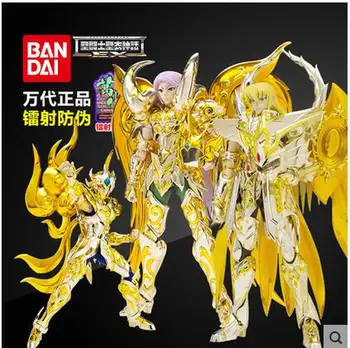 În Stoc Figura Saint Seiya Bandai modelul Gold Suflet Fosta lui Dumnezeu Cancer Berbec fecioara Leu shaka deathmask mu aioria Metal Pânză