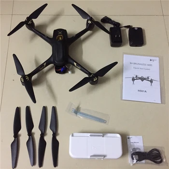 (În Stoc) Hubsan X4 AER H501A cu HT500 Releu WIFI FPV fără Perii RC Quadcopter Cu 1080P HD Camera Drone