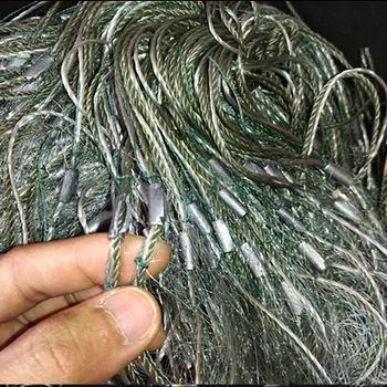 0,15 mm sârmă H1.5m*L50m 3layer 3cm plasă mare de pescuit de pește pescuit capcana rețea potes rede de pesca chiuveta plasă de pescuit china gill net