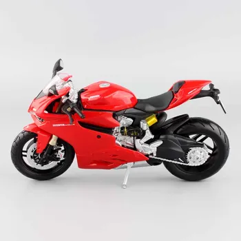 1:12 scară Maisto copii 1199 Panigale R Superbike turnare model de motocicleta motocicleta de cursa Replica biciclete mini metal jucărie roșie