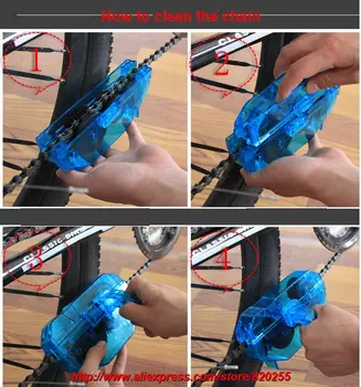 1 buc lanț de bicicletă curat Ciclism curățare lanț de bicicletă Scruber Spălare Trusă de scule biciclete de munte lanț tool kit sport în aer liber