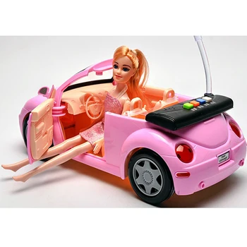 1 Buc Volkswagen Beetle Diecasts & Vehicule De Jucărie Lumina Muzică De Sunet Model De Masina Cu Papusa Copii Fete Copii Cadouri Colecție De Jucării