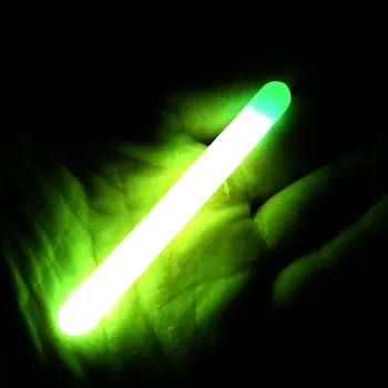 10 saci Dia:6.0X50MM Pescuit Float Glow Stick de Pescuit de Iluminat Stick Bagheta Verde Glow Stick Pentru Noaptea de Pescuit Float Accesorii