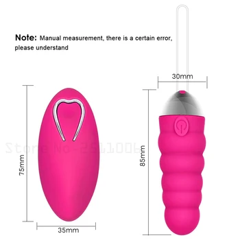 10 Speed USB Reîncărcabilă Vibratoare Ouă fără Fir Control de la Distanță Glont Vibrator Dragoste Ou Adult Sex Jucării, Produse pentru Femei, Bărbați