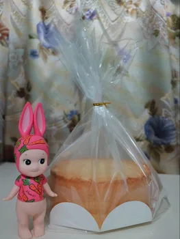 100 buc Sifon Tort DIY ambalare saci de copt tort cutie de hârtie pentru produse de Panificatie Cholocate bomboane alimente de Ambalare Sac 6/8 inch