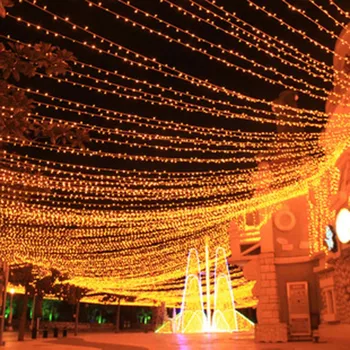100M 600 Șir LED Lumini de Basm în aer liber de Iluminat lumini de Crăciun de Vacanță Iluminat Ghirlande Petrecere de Nunta Decoratiuni pentru Gradina