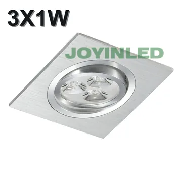 10BUC 3W/6W Patrat LED Lumina Plafon Încastrat panou cu led-uri lămpi Acasă dormitor de iluminat cu led cald/coldwhite transport gratuit