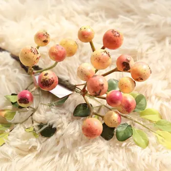 10BUC Decor de Nunta Artificiale Boabe de Simulare Buchet de Flori Fructe Artificiale, Plante artificiale Crăciun Decoratiuni interioare
