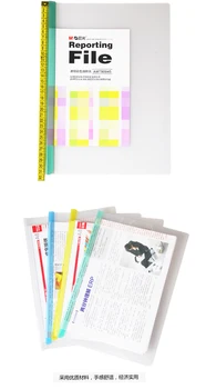 10buc/lot M&G papetărie bookend multicolor transparent de pompare maneta clip awt90945 rod clip A4 clip
