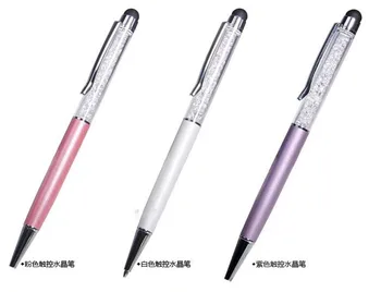 10buc promotionale Noi 2 in 1 Cristal de Diamant 14cm Stylus Pen+Pix Funcția Pentru iPhone 3/4/5GS &iPad