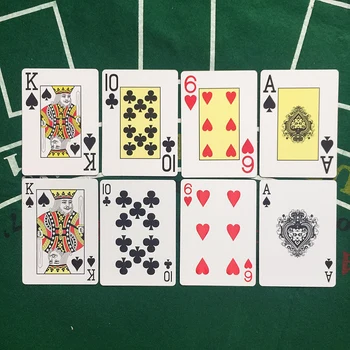 10Sets/Lot Baccarat Texas Hold ' em Plastic Carti de Joc Impermeabil Poker rezistent la Uzura Carduri de Jocuri de masă 2.48*3.46 inch Yernea