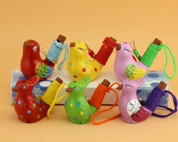 120pcs Ceramice de Păsări de Apă, Fluier Reperat Warbler Melodia Sunete Acasă Decor Figurine Pentru Copii, Cadouri pentru Copii wen4623