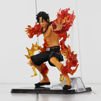12cm Anime One Piece Ace Figura Portgas D. Ace Luptă Ver Model de Papusa Entei Foc Ace pentru Colectie