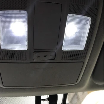 13pcs Alb Masina Becuri cu LED-uri de Interior Pachet Kit 2016 2017 Pentru Mazda 6 Harta Dom Pas/de Curtoazie Lampa plăcuței de Înmatriculare