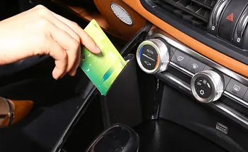 2 BUC de Plastic Consola centrala Cutie de Depozitare de Carte de Telefon Cutie Tava Pentru Alfa Romeo Giulia 2017 Accesorii Auto