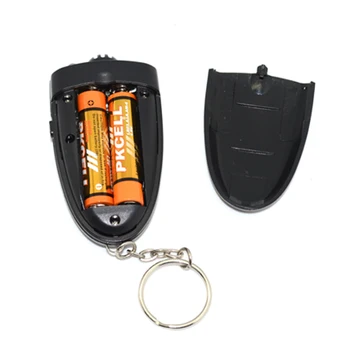 2 buc/lot NOU Portabil Breloc LCD Respirație Alcool Tester Etilotest cheie lanț transport gratuit
