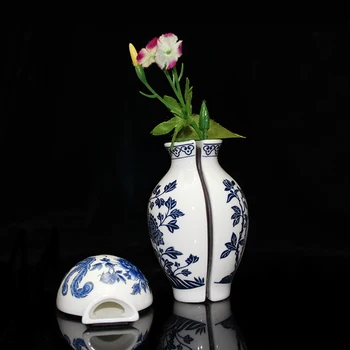 (2 piese/lot)stil Chinezesc vaza ceramica magnetica frigider