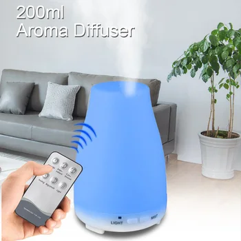 200ml de Control de la Distanță Ulei Esențial Difuzor de arome cu Ultrasunete Ceață Rece Umidificator de Aer, de Ulei de Aromoterapie Difuzoare Pentru Copilul Acasă