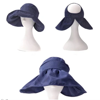 2016 fierbinte de vânzare de moda pentru femei pălării de vară pliabil pălării de soare pentru femei beach capace mare refuz femei ecran de soare, pălării de soare pentru vara