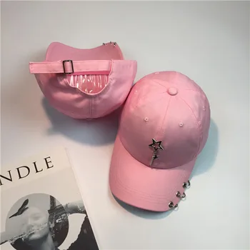 2016 Nouă Inele Metalice de Moda Capac Șapcă de Baseball Snapback Hat Pentru Barbati Femei Șapcă de Baseball tata pac Sport Pălărie Os Reglabil