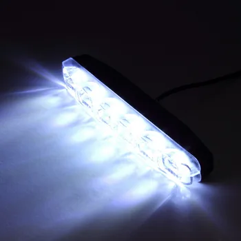 2017 2 buc NOI, de Înaltă Calitate 6 Diurne cu tehnologie LED Lumină de Funcționare DRL Auto Lampă de Ceață Impermeabil Alb 12V DC vânzare fierbinte