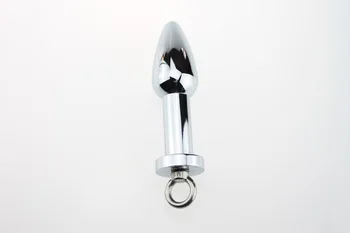 2017 Calitate de Top duș butt plug g spot anus stimulator dilatator clisma metal anal prize stainess oțel inel de tragere jucarii anale