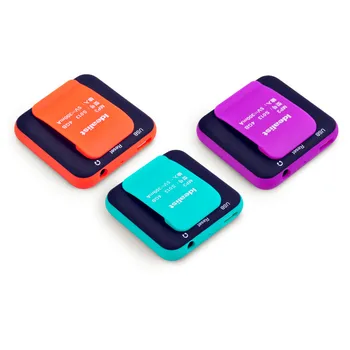 2017 Idealist Ultra Subțire MP3 Player 8G Mini Sport MP3 Player rezistent la apa Silicon Anti-sudoare MP3 Cu Clip Curea Braț Căști