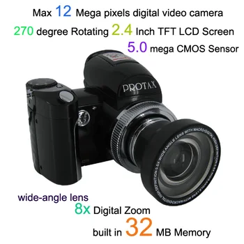 2017 mai nou Max 16MP aparat de fotografiat digital camera video cu zoom digital 8x Reîncărcabilă litiu baterie aparat foto dslr mini camera