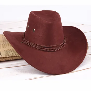 2018 Vânzare Fierbinte Nou Unisex moda occidentală pălărie de cowboy turistice capac pălărie de vest pălărie gorras 8 culori AW7229