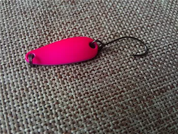 20buc colorate 1.3 g 2.4 g singur cârlig de metal greu lingura de pescuit metal dur lingură mică momeală mică lingură de metal nada