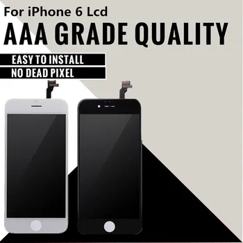 20BUC Top Grad de Calitate AAA 4.7 inch LCD Pentru iPhone 6 6G Display Touch Screen Cu Digitizer Inlocuire Montaj Gratuit Nava