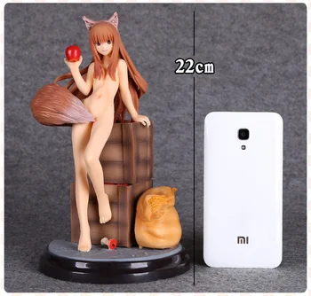 22CM Japoneză anime sexy figura pvc Kotobukiya Spice and Wolf Holo CM profit de Colectare de jucării pentru cadou de anul nou