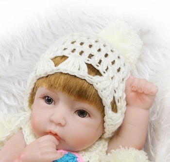 27cm Plin de Silicon Renăscut Baby Dolls în Viață Realiste Mini Păpuși Realiste Bebe Renăscut Copii Jucarii de Baie Dormit Playmate Cadou