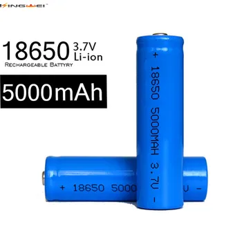 2x Kingwei 5000mah Baterie Reîncărcabilă Li-ion 18650 3.7 V Baterie pentru Faruri LED + 1x 803C Încărcător UE/SUA Plug pentru 18650