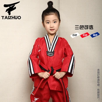 (3 Culori) New sosire copiii serie de Taekwondo haine multicolore copii dobok Taekwondo TKD materiale băieți fete design simplu
