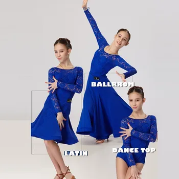 3 pc-uri fete costum de dans pentru copii salsa fata rochie latino rochie de dans copii latino rochii dans purta latino rochie de bal