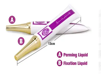 3 Seturi profesionale A+B permanentul crema lipici lichid primer adeziv pentru gene /Lash lift permanentul lipici cu transport gratuit