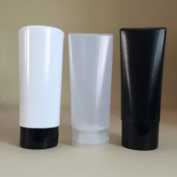 30buc/pachet LDPE stoarce cosmetice sticla de 200ml 7oz Sebastian sticle Negru/alb/culoare naturala, cu clapeta de sus și de Disc partea de Sus Capace