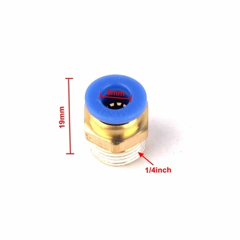 30pcs 1/4 Inch la 6mm/8mm Alamă racord Rapid Filet de Alamă de Amenajare pentru Irigații Conductei de Înaltă Presiune Pneumatice Adaptor