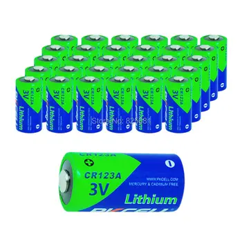30Pcs 3V Lithium MnO2 baterie CR123A CR 123 123A 16340 CR17345 17345 1500mAh primară unică folosință cu baterii pentru Eletronic de Blocare
