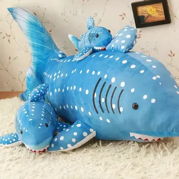 33-130cm Nou Stil de Rechin Jucarii de Plus en-Gros de postav Albastru papusa pentru copii cadou de ziua pernă Moale jucării pentru copii