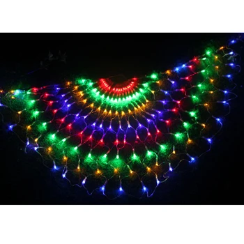 3M RGB 3peacocks LED-uri în aer liber, piscină Interioară cu LED-uri Zână Șir Cortina Lumina de Crăciun Xmas Party Sărbătoare de Nuntă curte Decor
