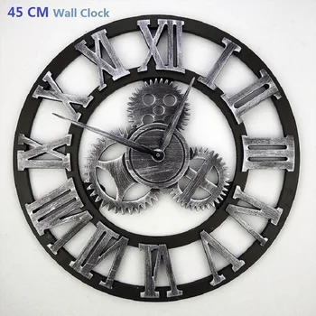 45CM Ceas de Perete Mare Saat Ceas 3D Reloj Duvar Saati Horloge Murale Digitale Ceasuri de Perete Orologio da parete Ceas decor Acasă