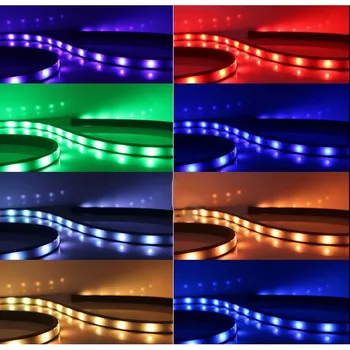 4buc RGB Telecomanda Led Șasiu Auto Atmospher Benzi luminoase rezistent la apa Strălucire Moale de sub Caroserie Intermitent Lampa Pentru Decor Masina