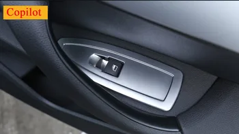 4buc/set geamurilor Comuta Cadru Garnitura Pentru BMW X1 F48 2016 2017 ABS Cromat Accesorii Styling Auto Piese