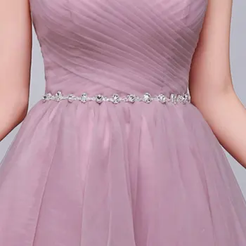 5 Culori Personalizate Ieftine Scurt Roz Chiffion Rochii De Domnisoare De Onoare 2018 Plus Dimensiune Cristal Alb Rochie Formale Vestidos De Novia